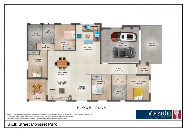 Floorplan of Homely house listing, 6 Elk street, Morisset Park NSW 2264