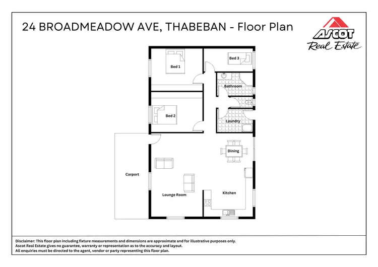 Floorplan of Homely house listing, 24 Broadmeadow Avenue, Thabeban QLD 4670
