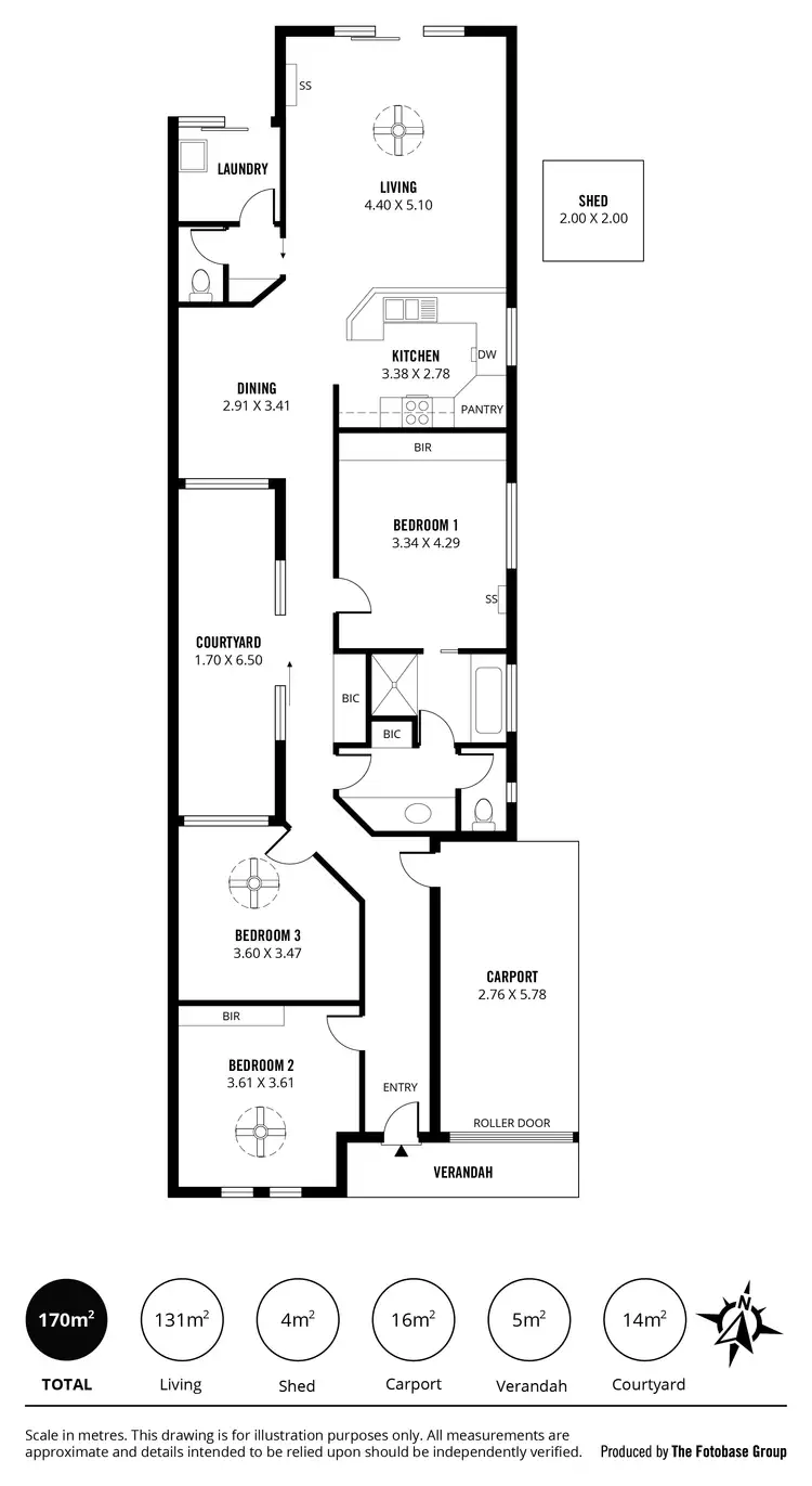 Floorplan of Homely semi-detached listing, 9A Main Avenue, Frewville SA 5063