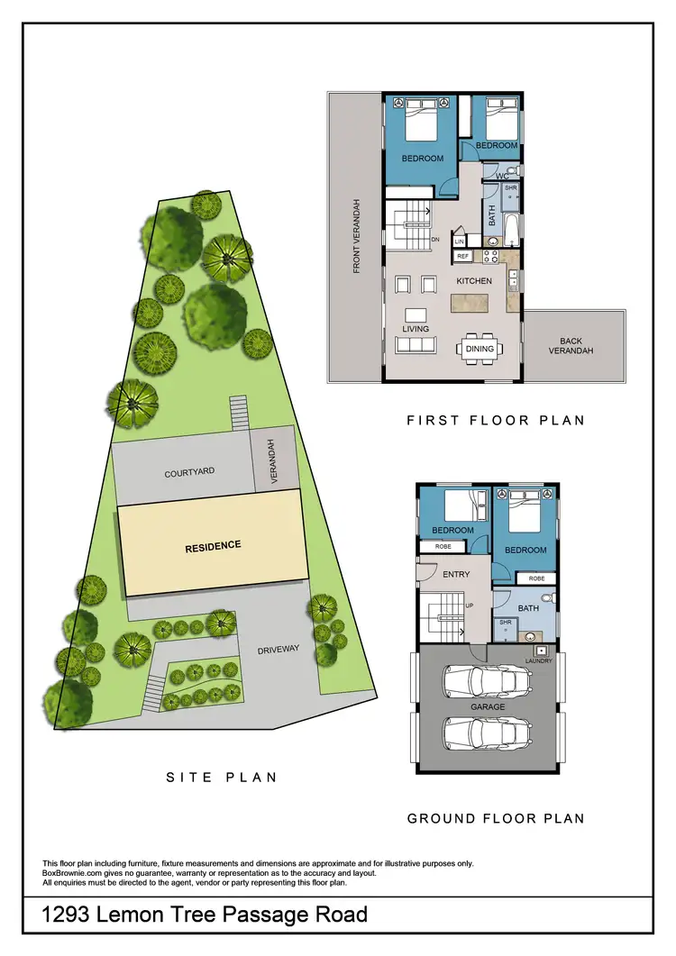 Floorplan of Homely house listing, 1293 Lemon Tree Passage Road, Lemon Tree Passage NSW 2319