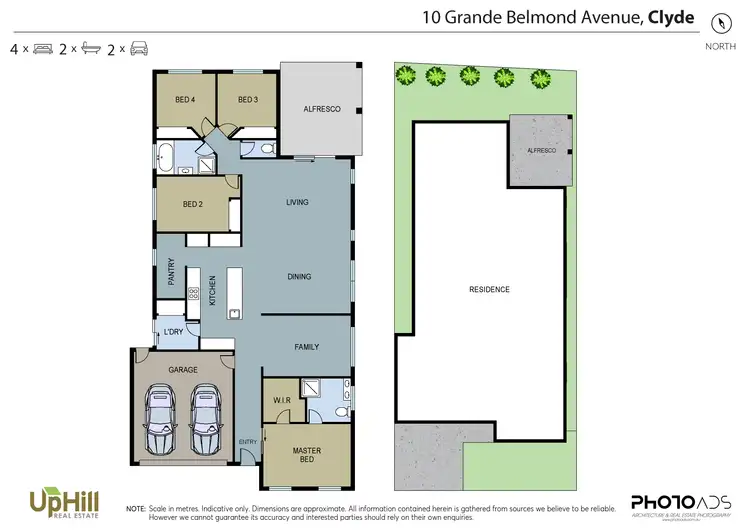 Floorplan of Homely house listing, 10 Grande Belmond Avenue, Clyde VIC 3978
