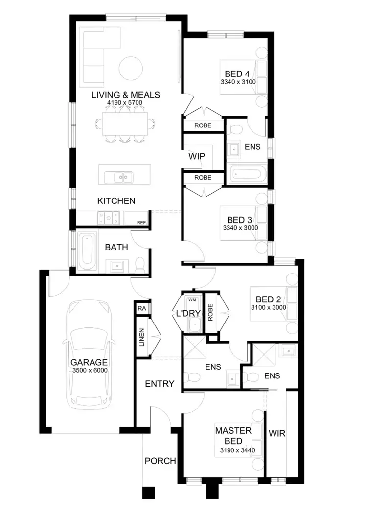 Floorplan of Homely house listing, Lot 605 Churchill Drive, Donnybrook VIC 3064