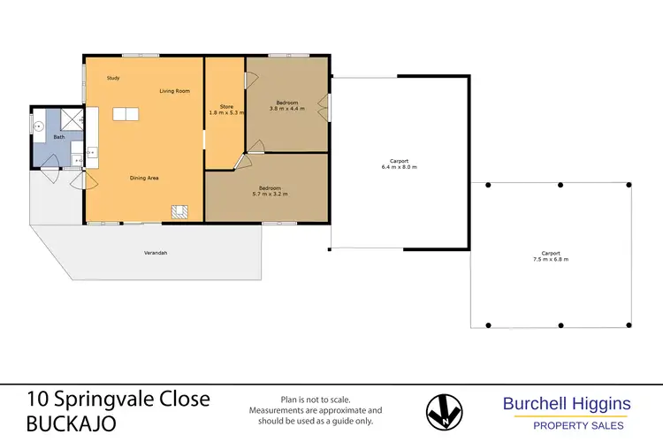 Floorplan of Homely house listing, 10 Springvale Close, Bega NSW 2550