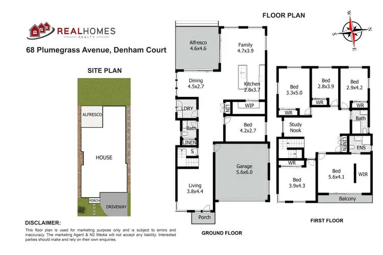 Floorplan of Homely house listing, 68 Plumegrass Avenue, Denham Court NSW 2565