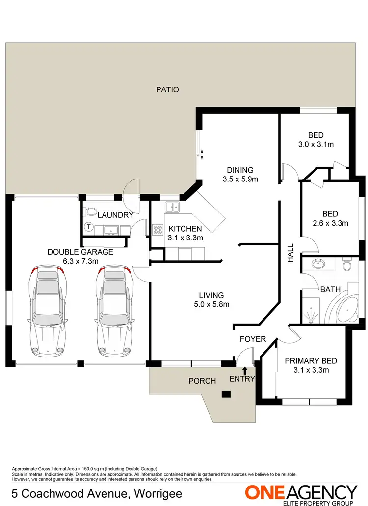 Floorplan of Homely house listing, 5 Coachwood Avenue, Worrigee NSW 2540