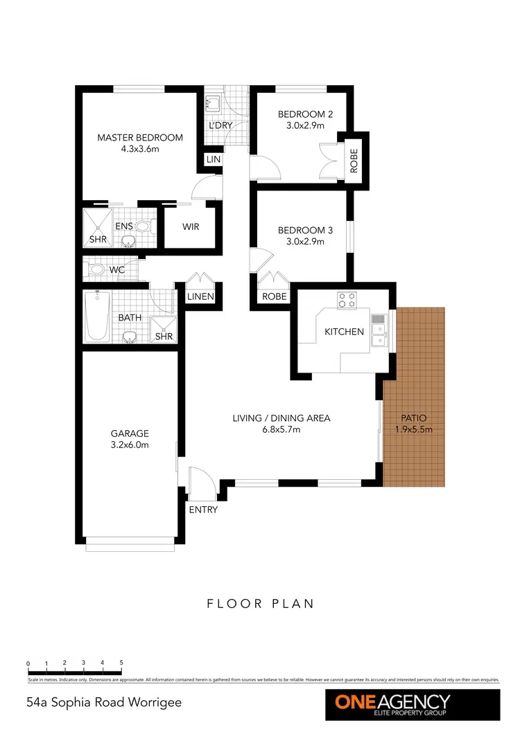 Floorplan of Homely house listing, 54A Sophia Road, Worrigee NSW 2540