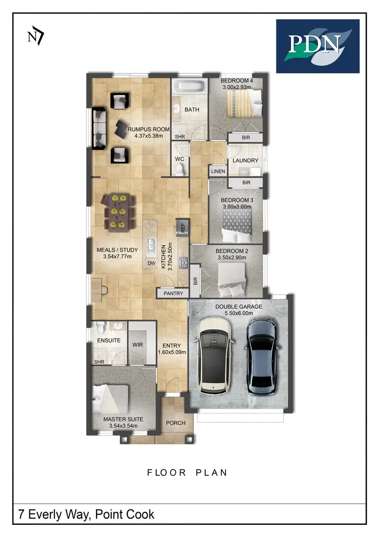 Floorplan of Homely house listing, 7 Everly Way, Point Cook VIC 3030