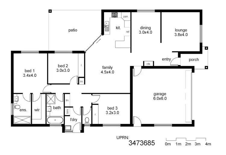 Floorplan of Homely house listing, Address available on request