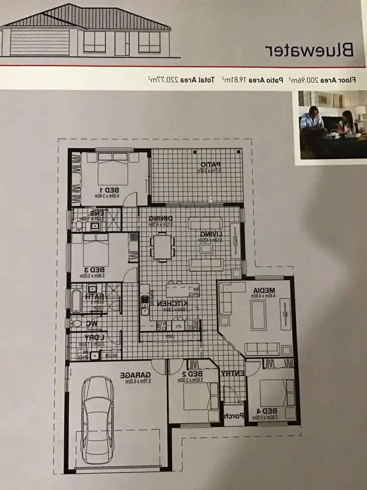 Floorplan of Homely house listing, 10 Bramble Ct., Urraween QLD 4655