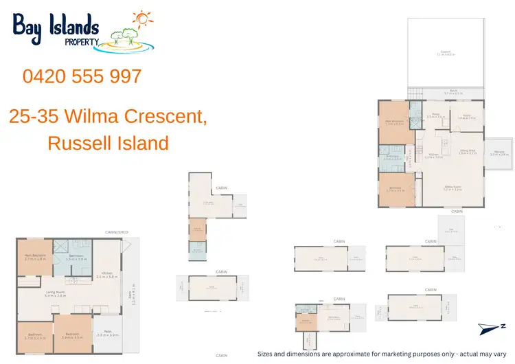 Floorplan of Homely house listing, 25 Wilma Crescent, Russell Island QLD 4184