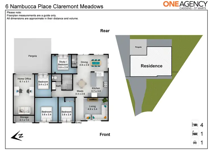 Floorplan of Homely house listing, 6 Nambucca Place, Claremont Meadows NSW 2747