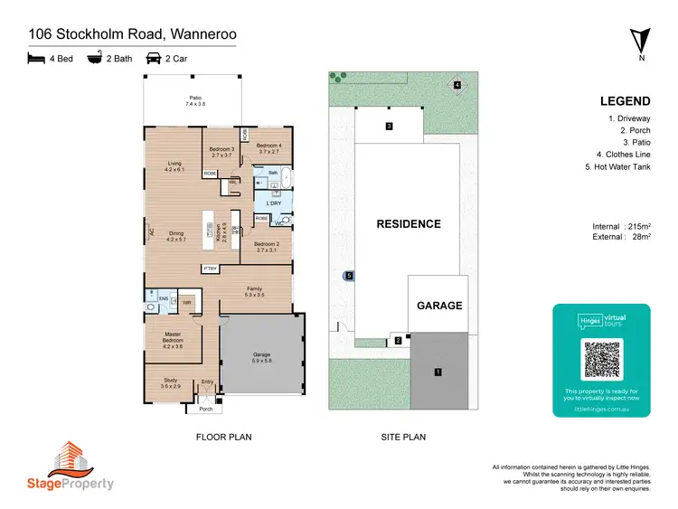 Floorplan of Homely house listing, 106 Stockholm Road, Wanneroo WA 6065