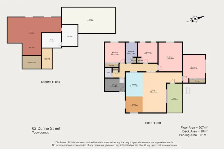 Floorplan of Homely house listing, 62 Dunne Street, Harristown QLD 4350