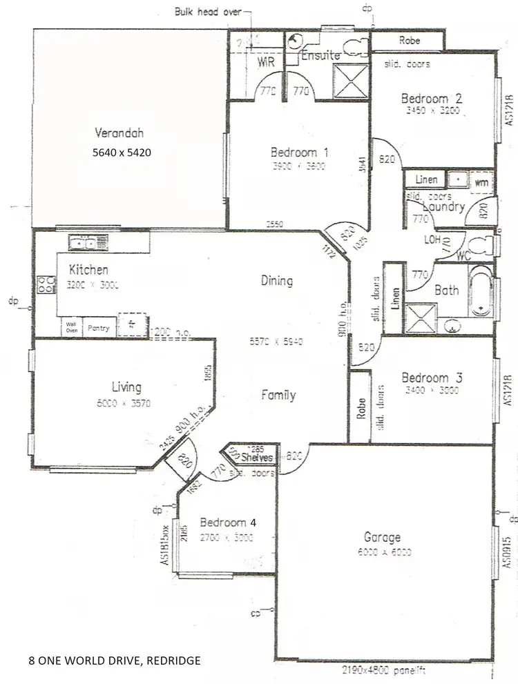 Floorplan of Homely rural property listing, 8 One World Drive, Redridge QLD 4660
