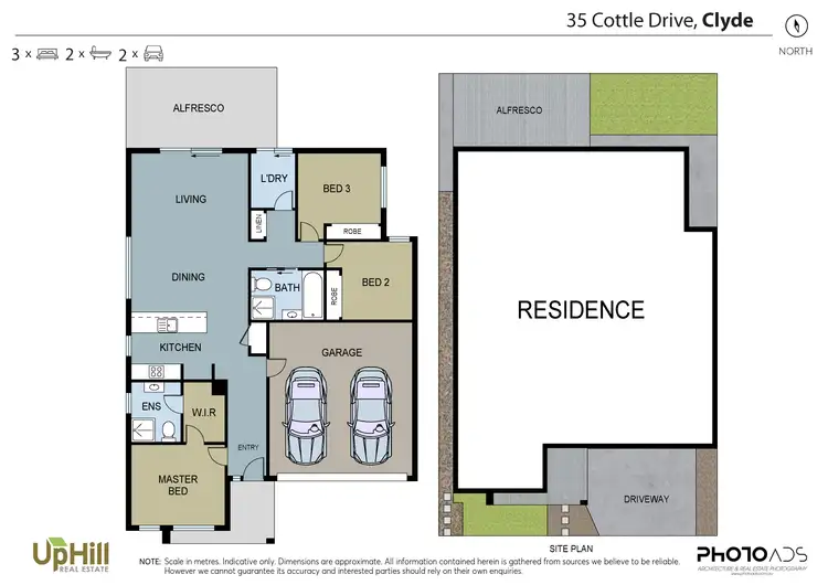 Floorplan of Homely house listing, 35 Cottle Drive, Clyde VIC 3978