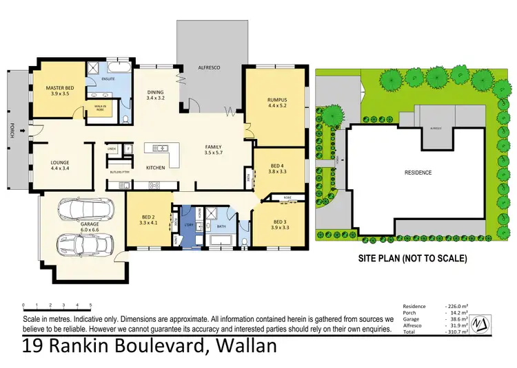 Floorplan of Homely house listing, 19 Rankin Boulevard, Wallan VIC 3756