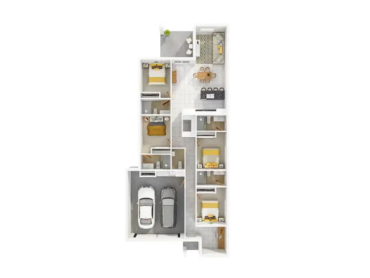 Floorplan of Homely house listing, 129 Volker Circuit, Bahrs Scrub QLD 4207