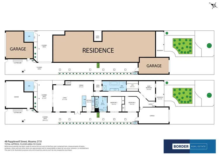 Floorplan of Homely house listing, 2/4 Popplewell Street, Moama NSW 2731