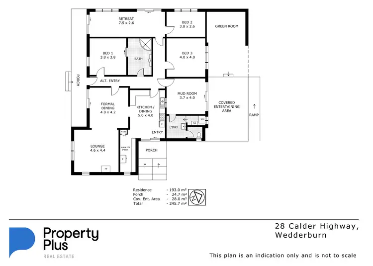 Floorplan of Homely rural property listing, 28 Calder Highway, Wedderburn VIC 3518