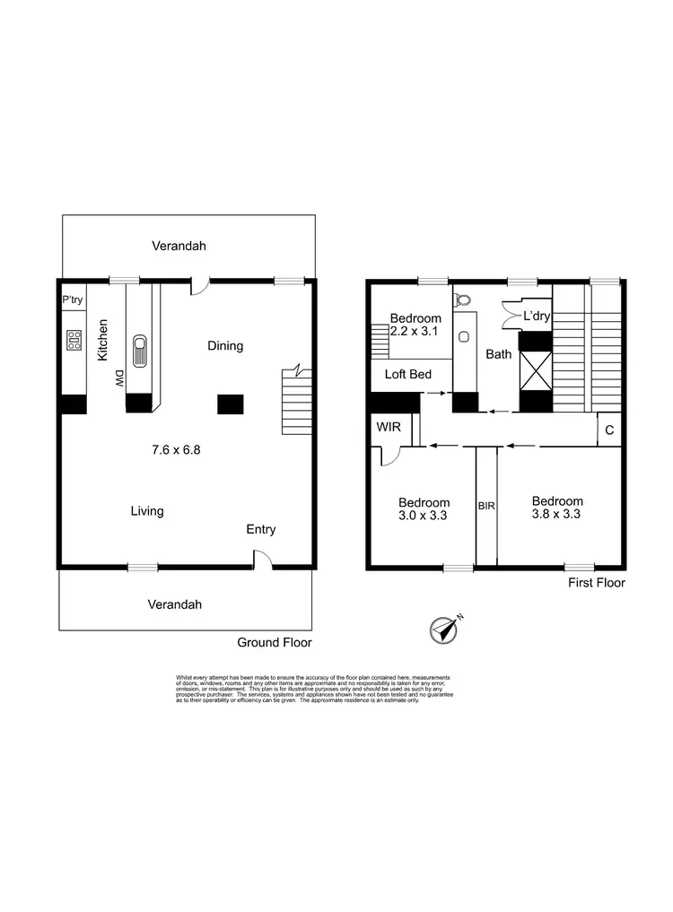 Floorplan of Homely townhouse listing, 92 Wiltshire Drive, Kew VIC 3101