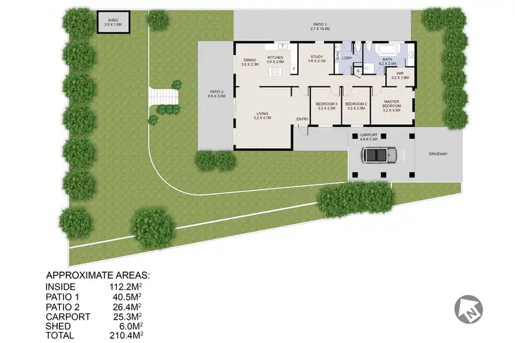 Floorplan of Homely house listing, 136 Bridgewater Drive, Kallaroo WA 6025