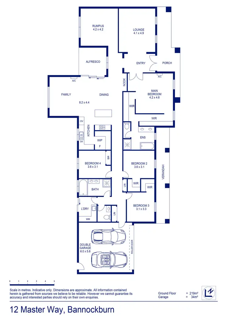 Floorplan of Homely house listing, 12 Master Way, Bannockburn VIC 3331