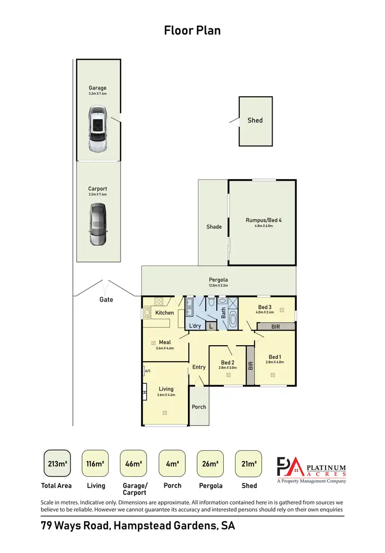 Floorplan of Homely house listing, 79 Ways Road, Hampstead Gardens SA 5086