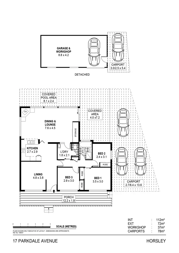 Floorplan of Homely house listing, 17 Parkdale Avenue, Horsley NSW 2530