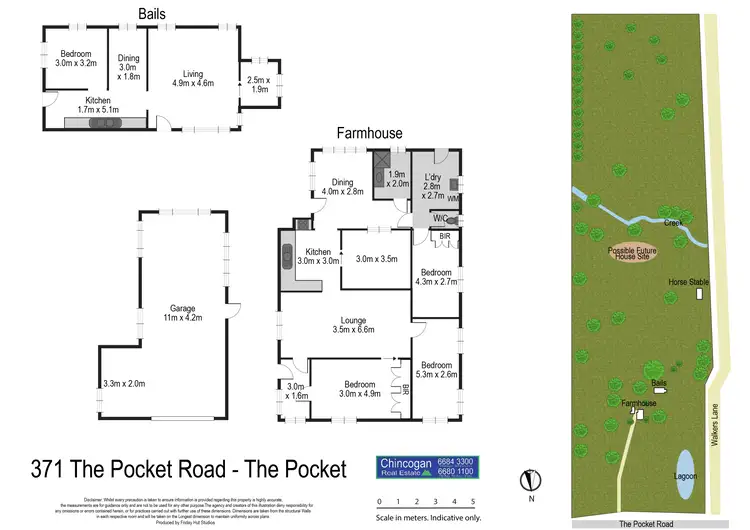 Floorplan of Homely rural property listing, 371 The Pocket Road, The Pocket NSW 2483