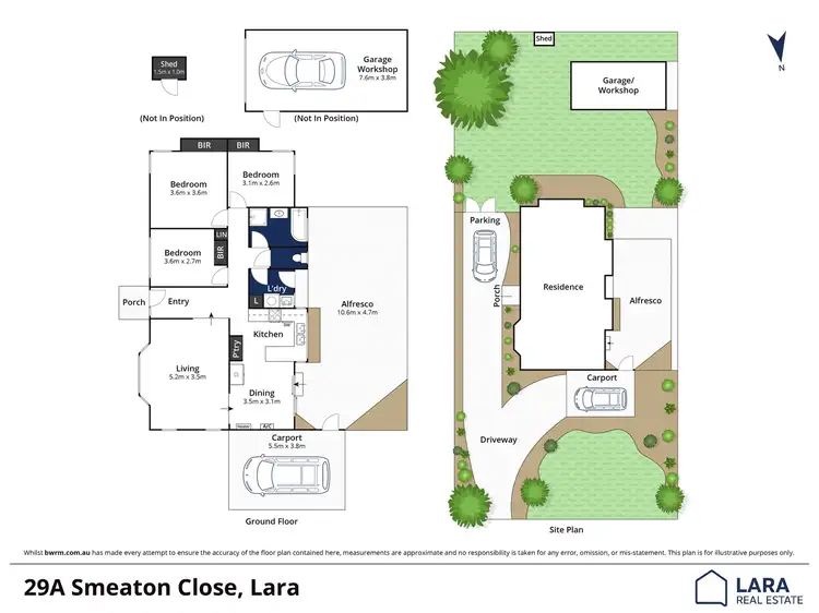 Floorplan of Homely house listing, 29A Smeaton Close, Lara VIC 3212