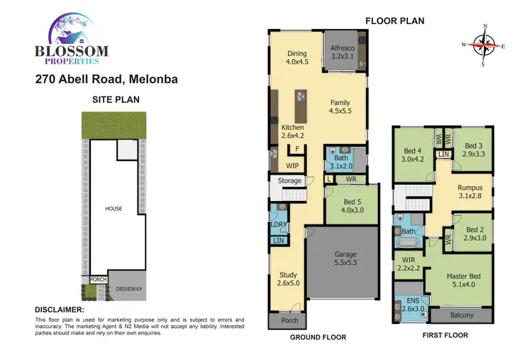 Floorplan of Homely house listing, 270 Abell Road, Marsden Park NSW 2765