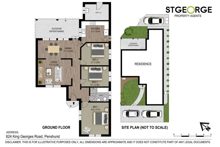 Floorplan of Homely house listing, 624 King Georges Road, Penshurst NSW 2222