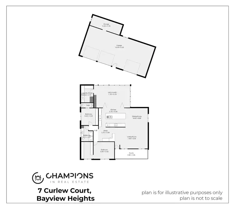 Floorplan of Homely house listing, 7 Curlew Court, Bayview Heights QLD 4868