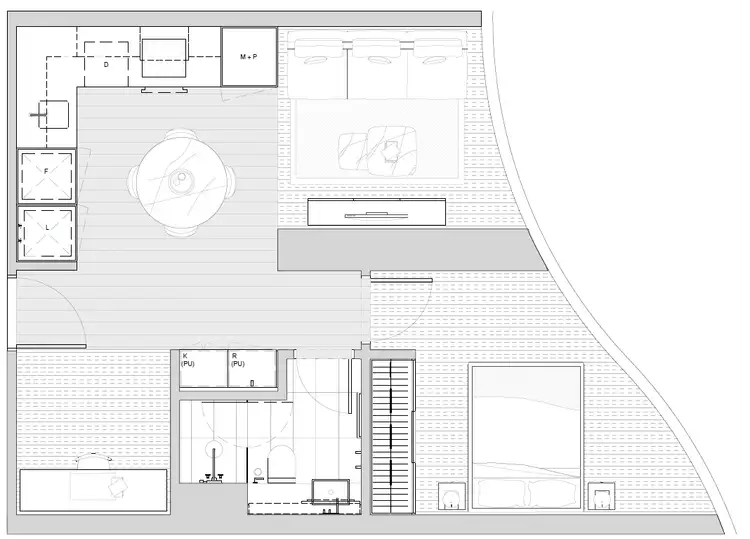 Floorplan of Homely apartment listing, 3109/119 A'Beckett Street, Melbourne VIC 3000