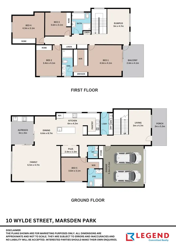 Floorplan of Homely house listing, 10 Wylde St, Marsden Park NSW 2765