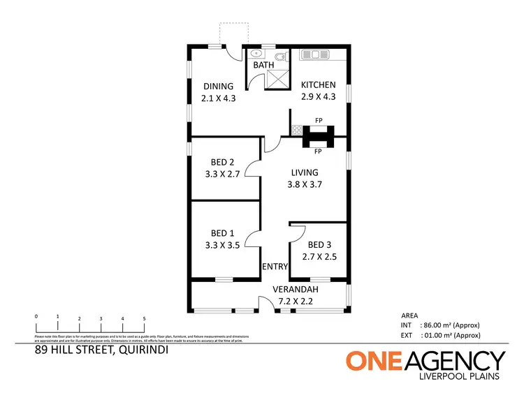 Floorplan of Homely house listing, 89 Hill Street, Quirindi NSW 2343