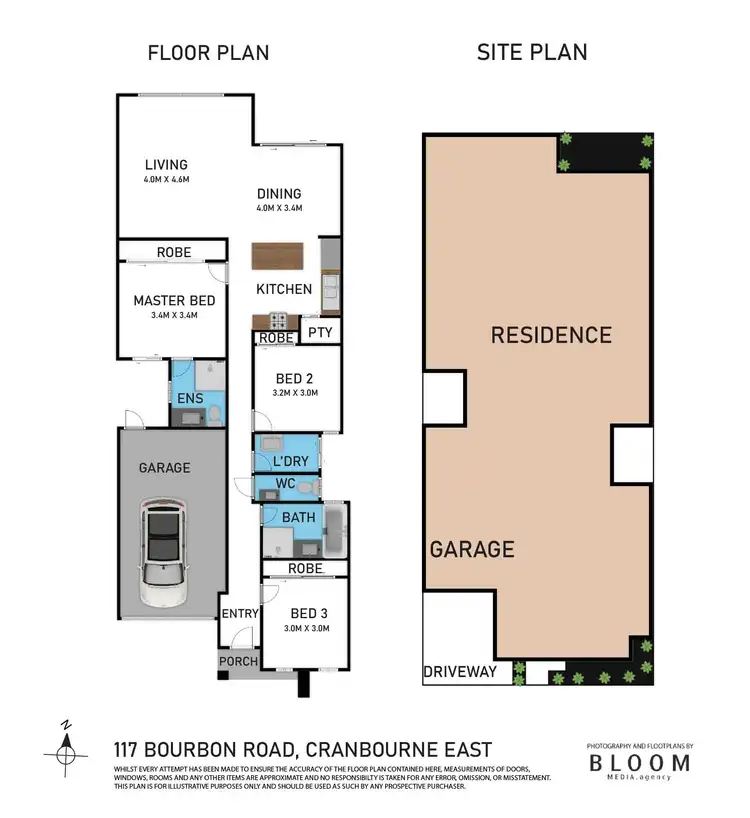 Floorplan of Homely house listing, 117 Bourbon Road, Cranbourne East VIC 3977