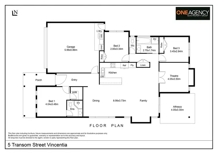Floorplan of Homely house listing, 5 Transom Street, Vincentia NSW 2540