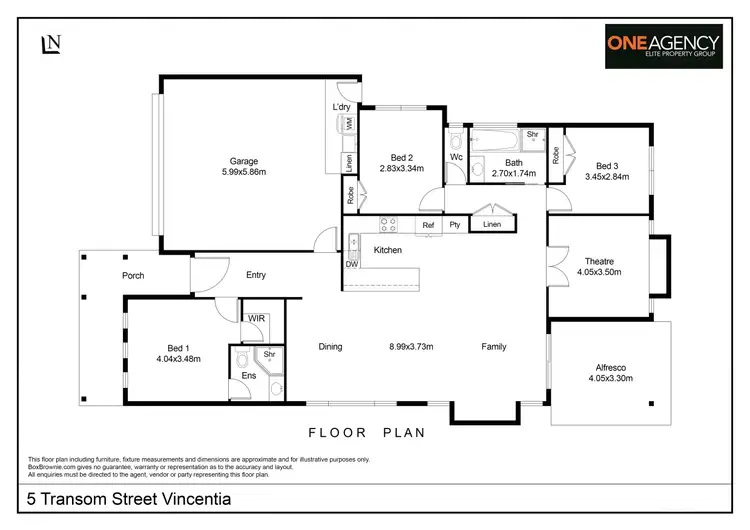 Floorplan of Homely house listing, 5 Transom Street, Vincentia NSW 2540
