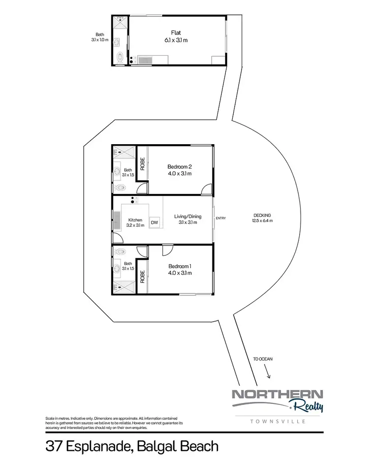 Floorplan of Homely house listing, 37 Esplanade, Balgal Beach QLD 4816