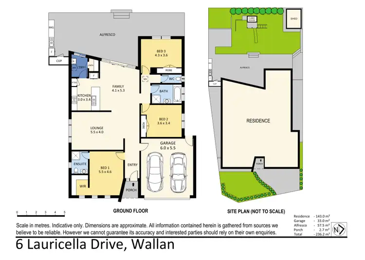 Floorplan of Homely house listing, 6 Lauricella Drive, Wallan VIC 3756