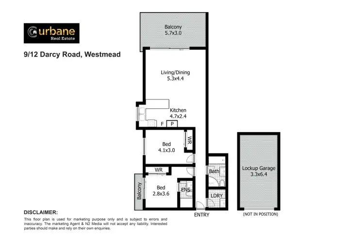 Floorplan of Homely apartment listing, 9/12-14 Darcy Road, Westmead NSW 2145
