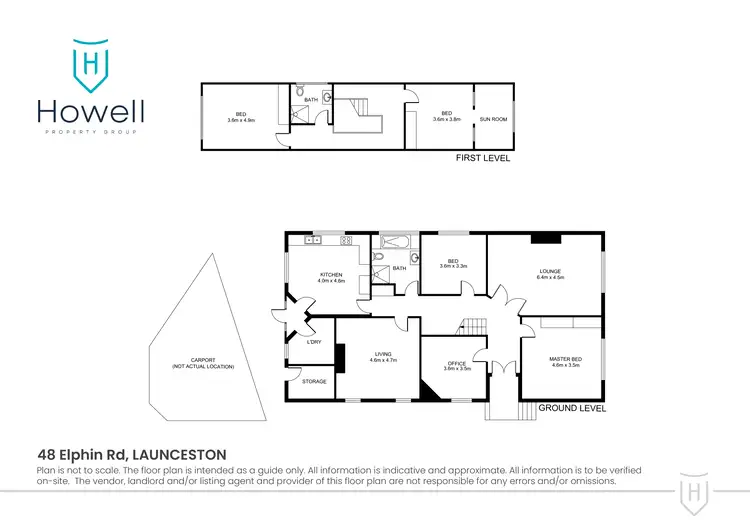 Floorplan of Homely house listing, 48 Elphin Road, Launceston TAS 7250