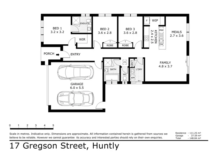 Floorplan of Homely house listing, 17 Gregson Street, Huntly VIC 3551