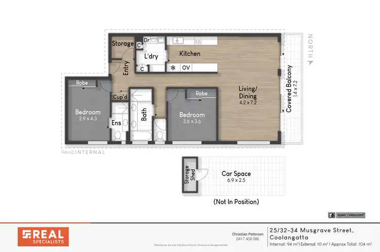 Floorplan of Homely apartment listing, 25/32-34 Musgrave Street, Kirra QLD 4225
