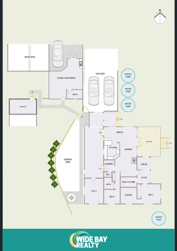 Floorplan of Homely rural property listing, 10448 Isis Highway, Biggenden QLD 4621