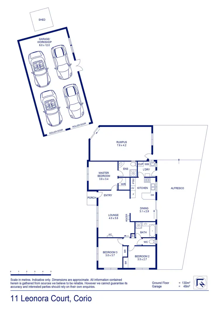Floorplan of Homely house listing, 11 Leonora Court, Corio VIC 3214
