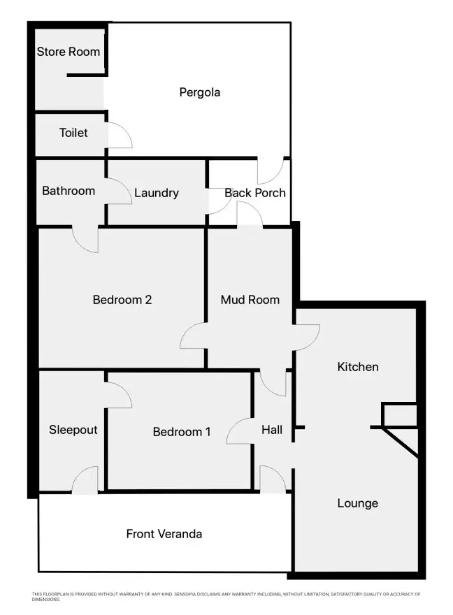 Floorplan of Homely house listing, 52 Charles Street, Jeparit VIC 3423
