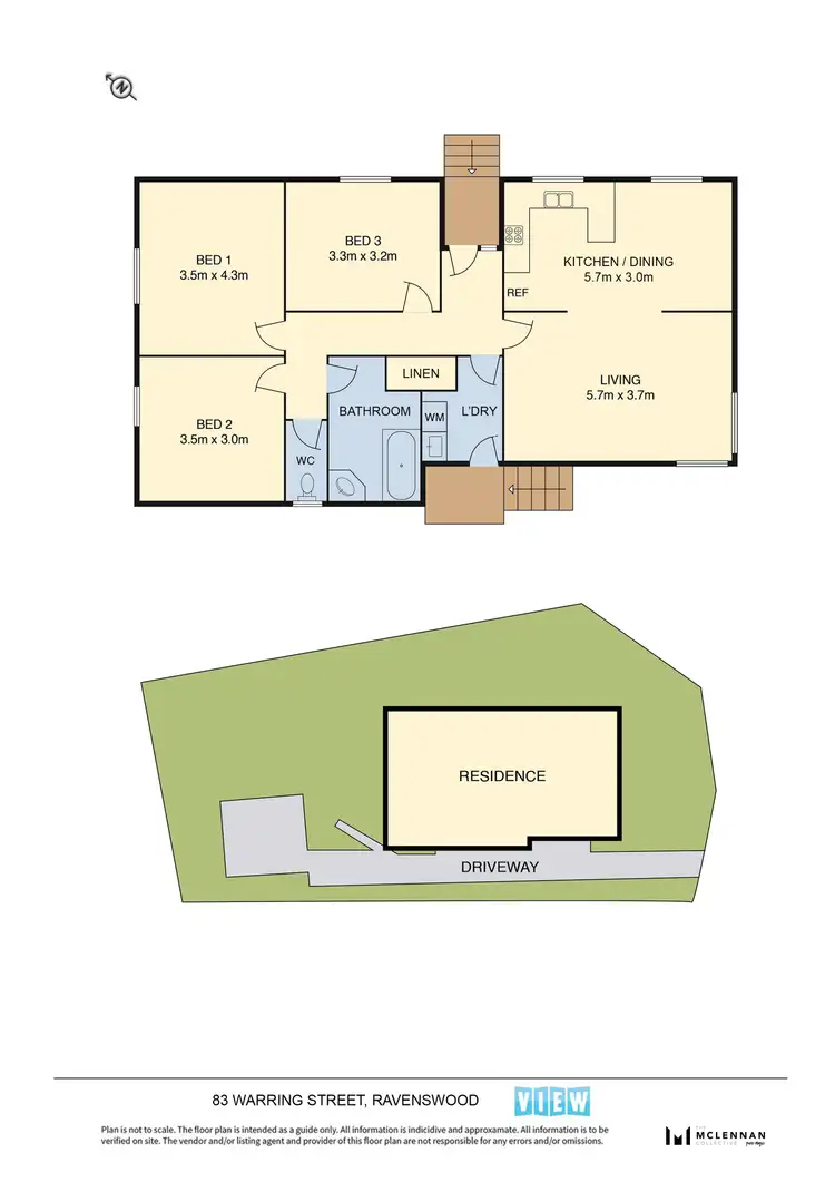 Floorplan of Homely house listing, 83 Warring Street, Ravenswood TAS 7250