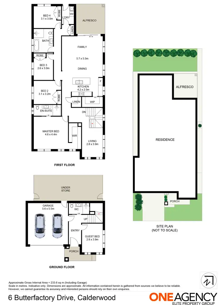 Floorplan of Homely house listing, 6 Butterfactory Drive, Calderwood NSW 2527